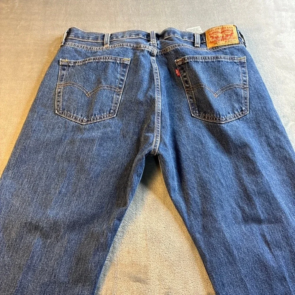 Levis 505 Regular Fit Straight Leg Men's Jeans Blue Medium Wash‎ 38x32 Rugged